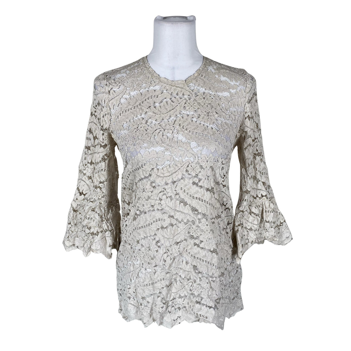 Unisex Andiata - Pidulik pluus, suurus 38 - Beige (1)