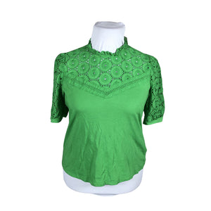 Unisex Morgan - Lühikeste käistega pluus, suurus 42 - Roheline (1)
