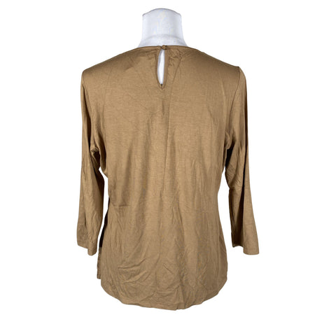 Unisex Ril's - Trikotaažist pluus, suurus 40 - Pruun (2)