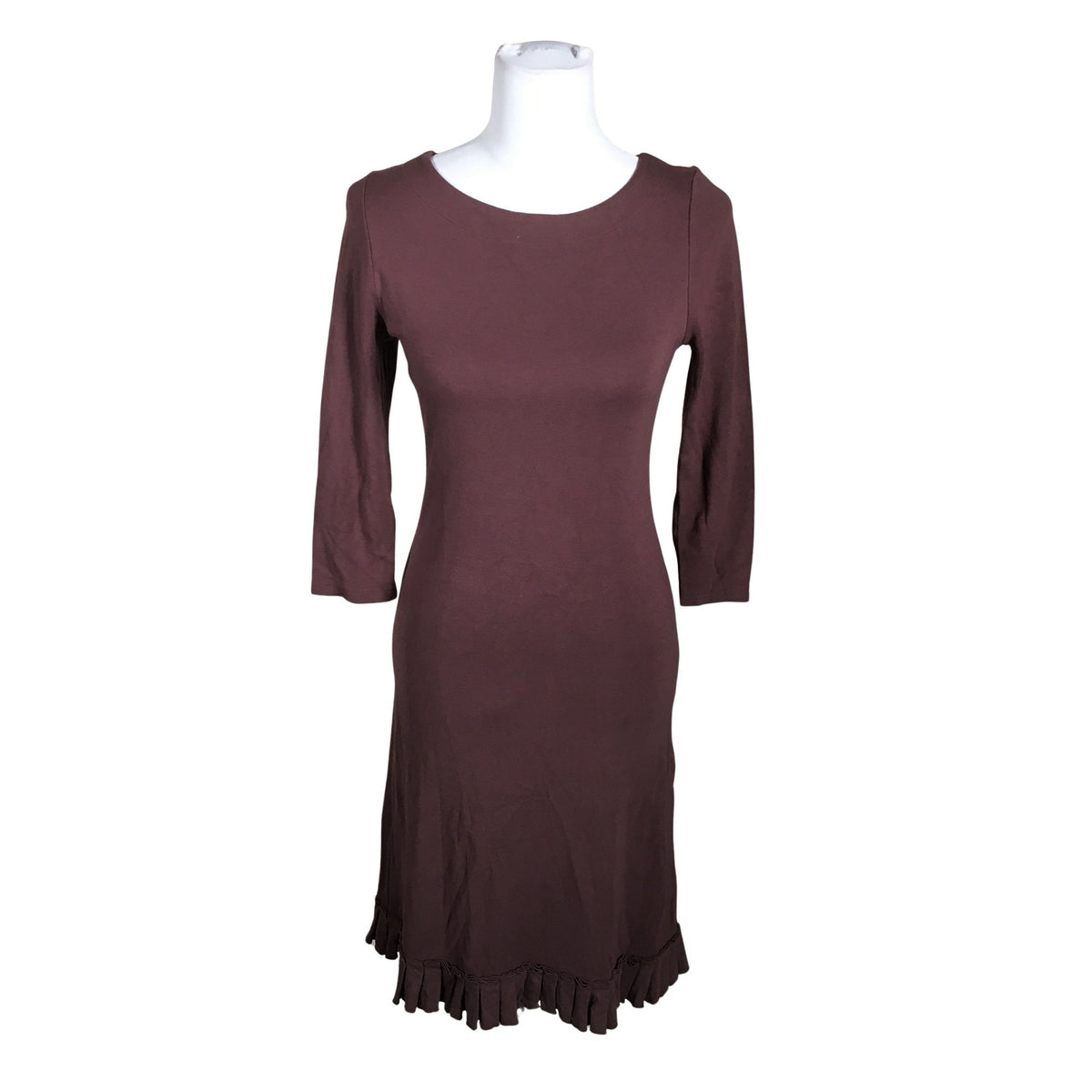 Unisex Nanso - Trikotaažist kleit, suurus 36 - Pruun (1)