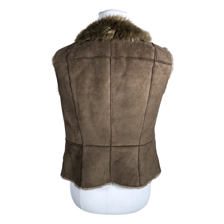 Unisex Gerry Weber - Kunstkarusnahast vest, suurus 38 - Pruun (2)
