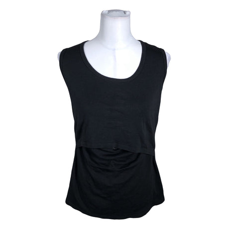 Unisex Myllymuksut - Trikotaažist topp, suurus 38 - Must ()