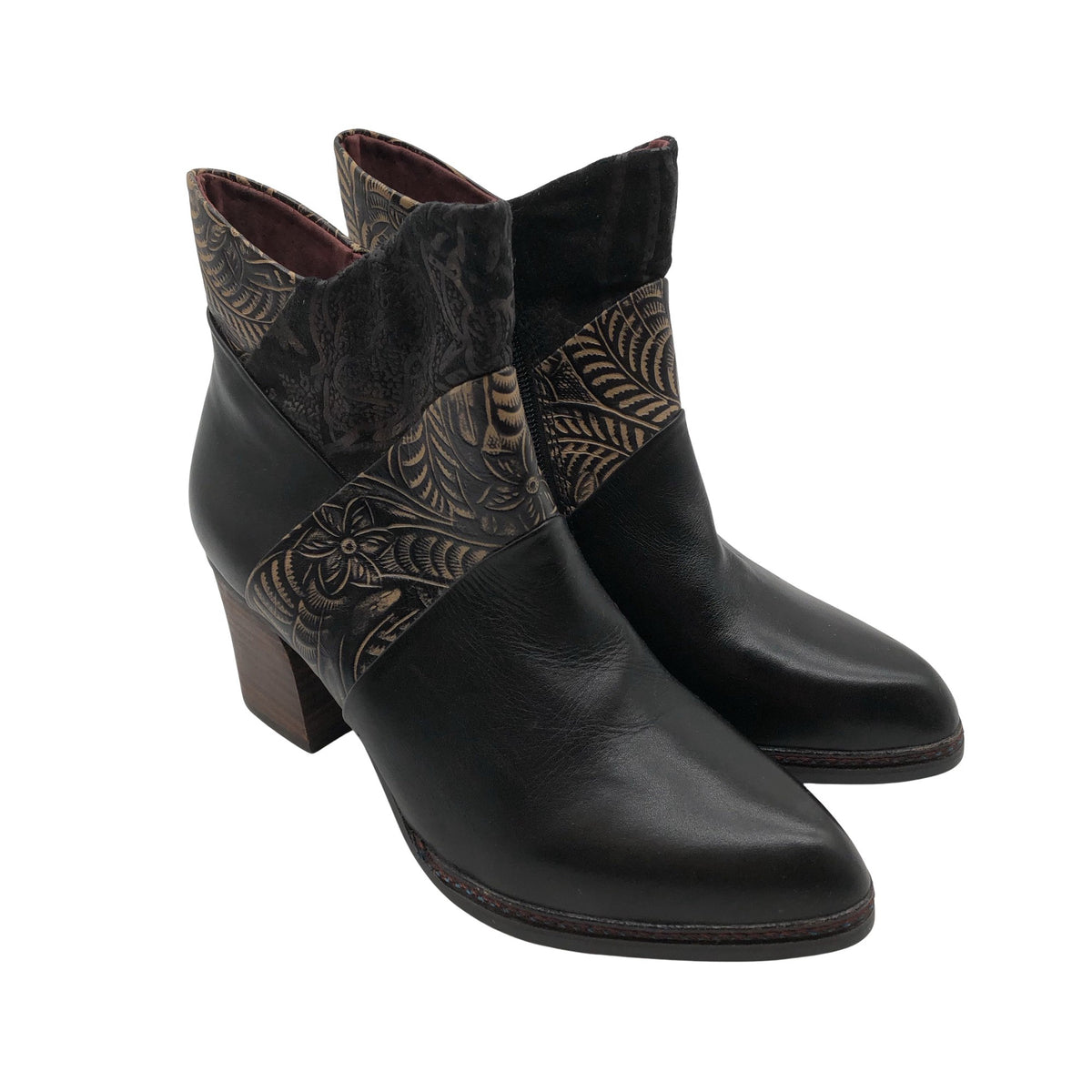 Unisex Laura Vita - Poolsaapad, suurus 36 - Must (2)