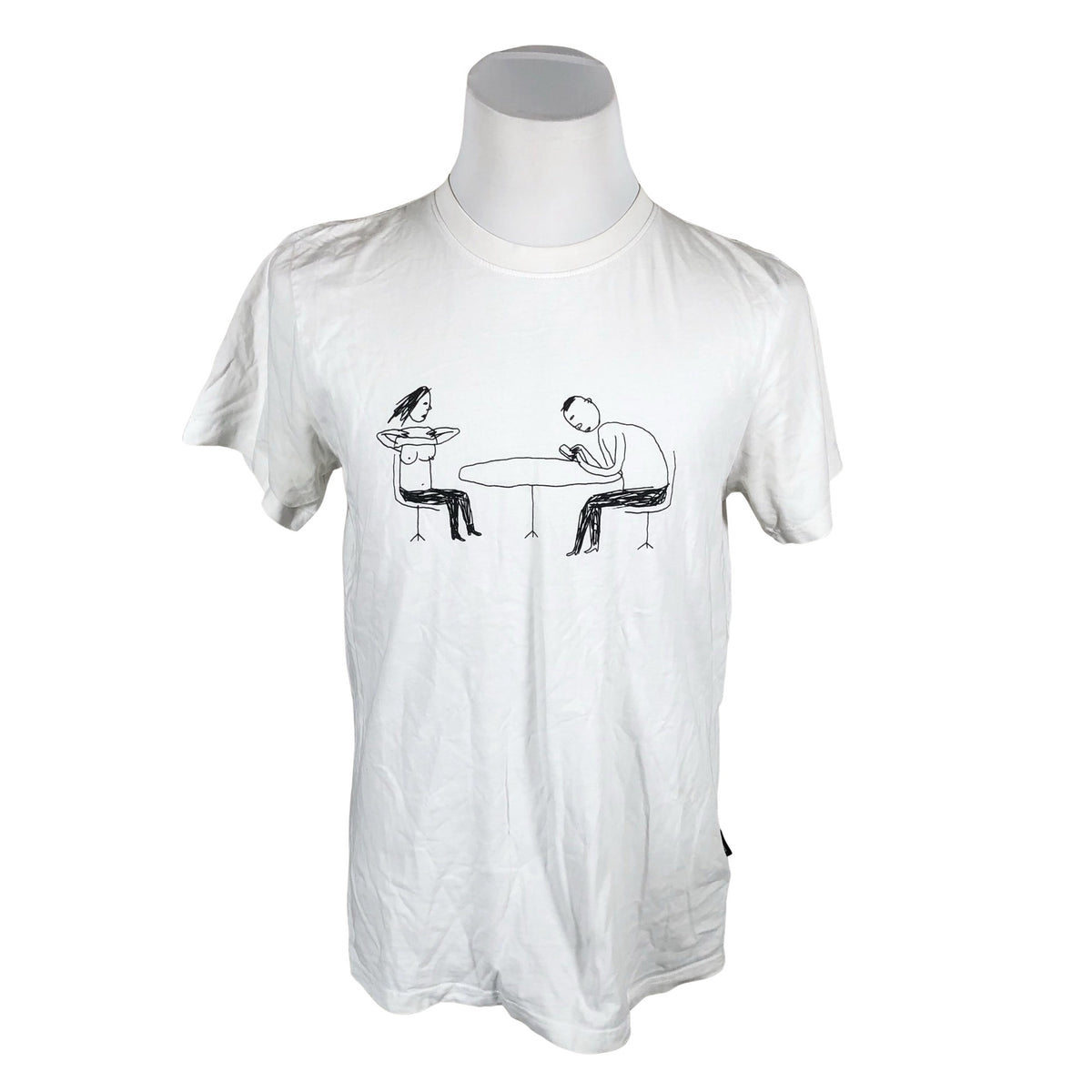 Unisex Dedicated - T-särk, suurus M - Valge (1)