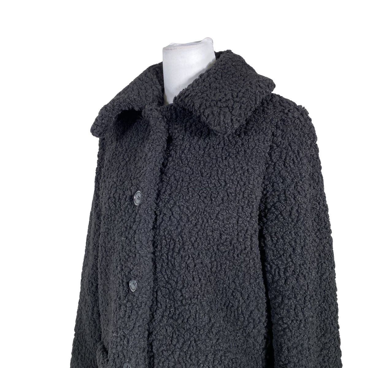 Unisex &Other Stories - Villane mantel, suurus 38 - Must (2)