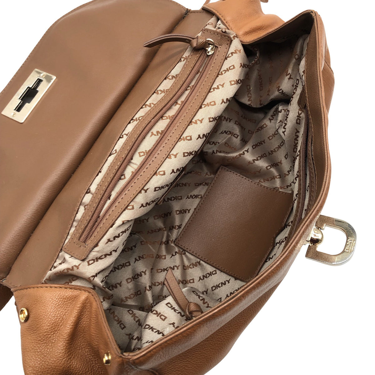 Unisex DKNY - Õlakott, suurus Midi - Pruun (3)