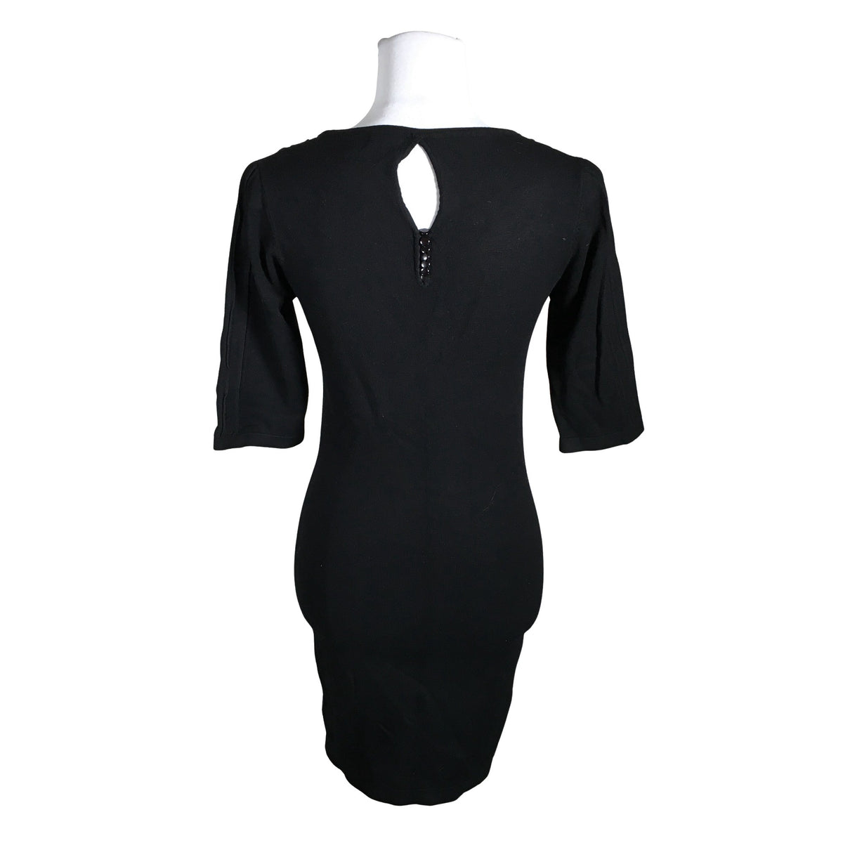 Unisex Koola Anna - Kootud kleit, suurus 34 - Must (2)