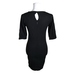 Unisex Koola Anna - Kootud kleit, suurus 34 - Must (2)