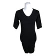 Unisex Koola Anna - Kootud kleit, suurus 34 - Must ()