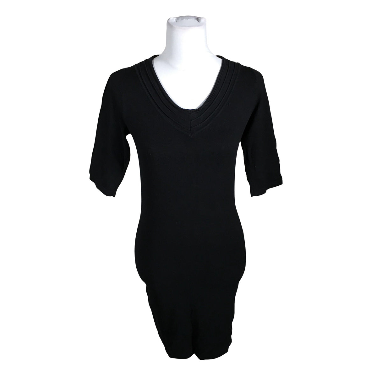 Unisex Koola Anna - Kootud kleit, suurus 34 - Must (1)