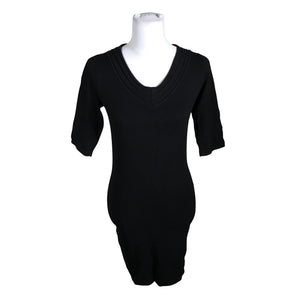 Unisex Koola Anna - Kootud kleit, suurus 34 - Must (1)