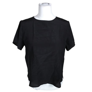 Unisex R-collection - Lühikeste käistega pluus, suurus 36 - Must (1)