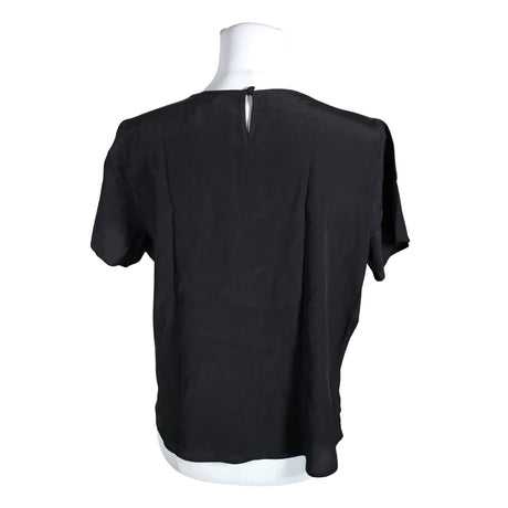 Unisex R-collection - Lühikeste käistega pluus, suurus 36 - Must (2)