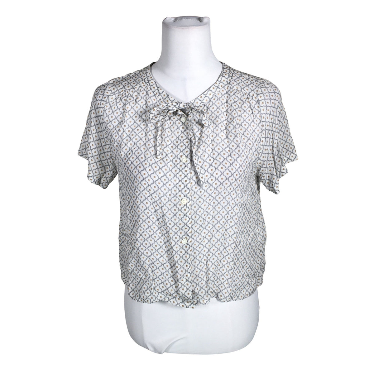 Unisex Stenströms - Lühikeste käistega pluus, suurus 36 - Valge (1)