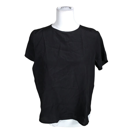 Unisex R-collection - Lühikeste käistega pluus, suurus 36 - Must ()
