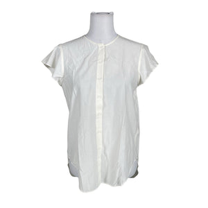 Unisex French Connection - Lühikeste käistega pluus, suurus 38 - Looduslik valge (1)