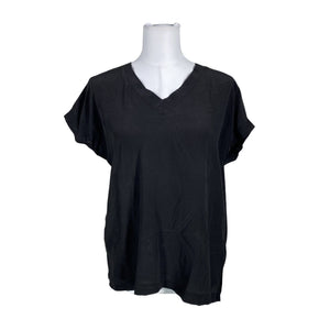 Unisex Mos Mosh - Lühikeste käistega pluus, suurus 36 - Must (1)
