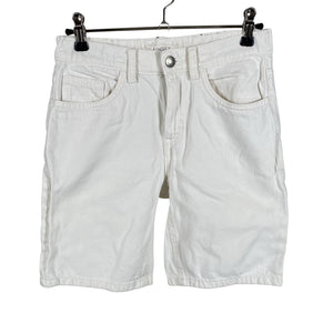 Unisex Lindex - Teksast lühikesed püksid, suurus 152 - 158 - Valge (1)