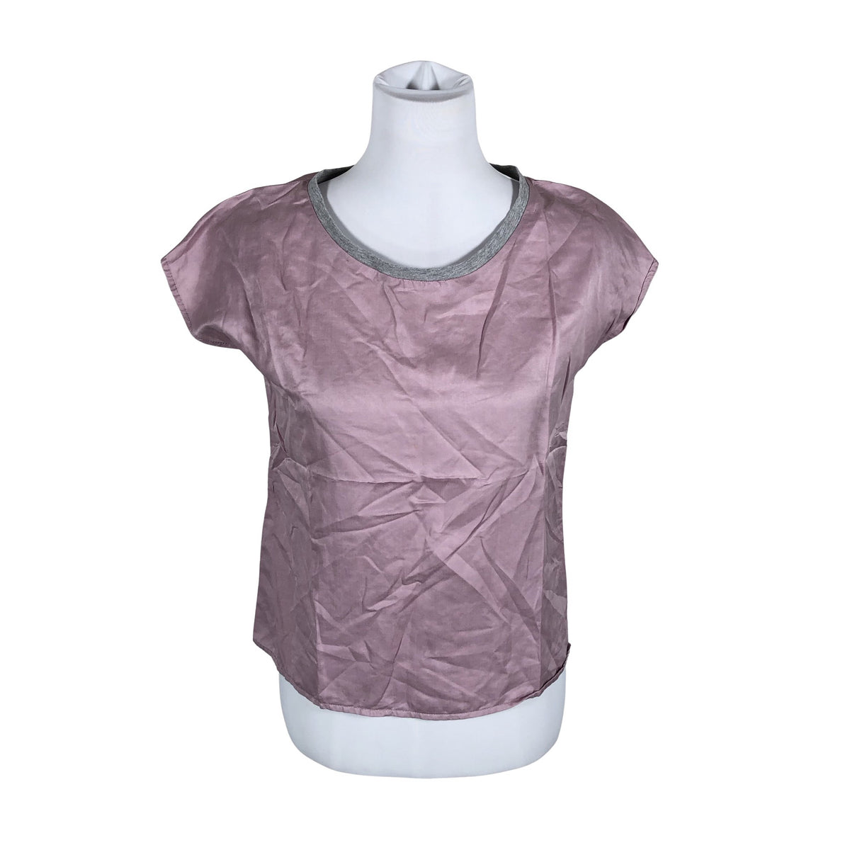 Unisex Cecilia Sörensen - Lühikeste käistega pluus, suurus 38 - Heleroosa (1)