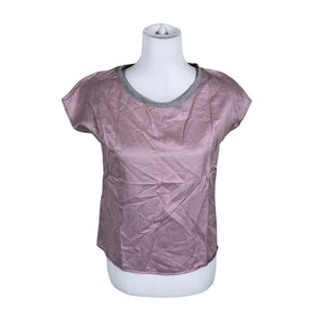 Unisex Cecilia Sörensen - Lühikeste käistega pluus, suurus 38 - Heleroosa (1)