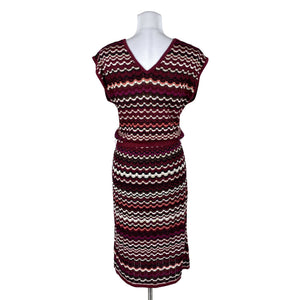 Unisex Lindex - Kootud kleit, suurus 36 - Veinipunane (2)