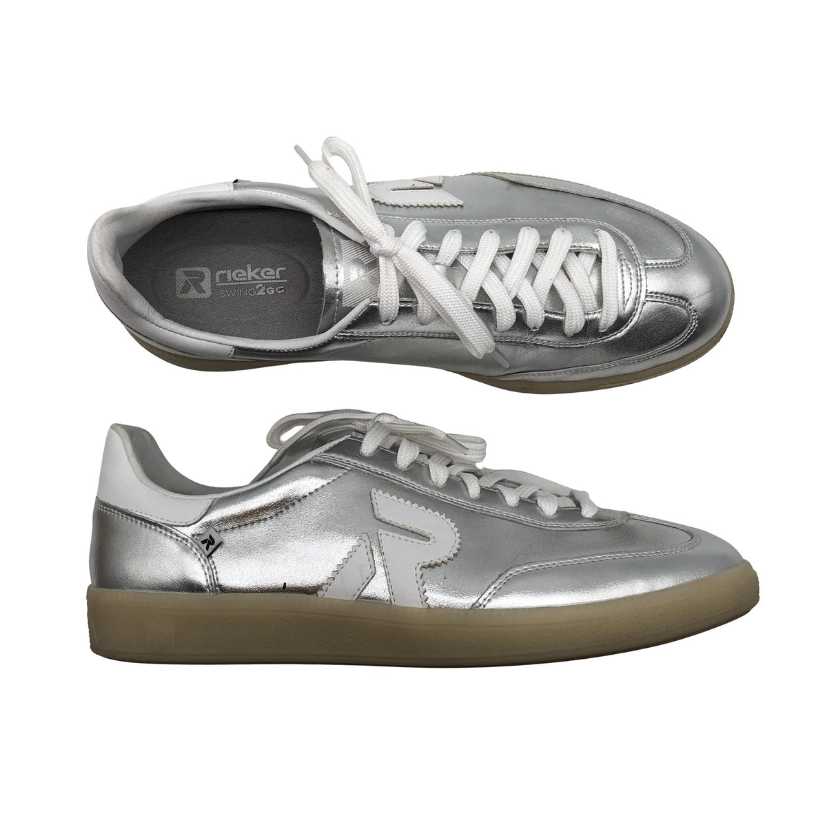 Unisex Rieker - Tennised, suurus 44 - Hõbe (1)