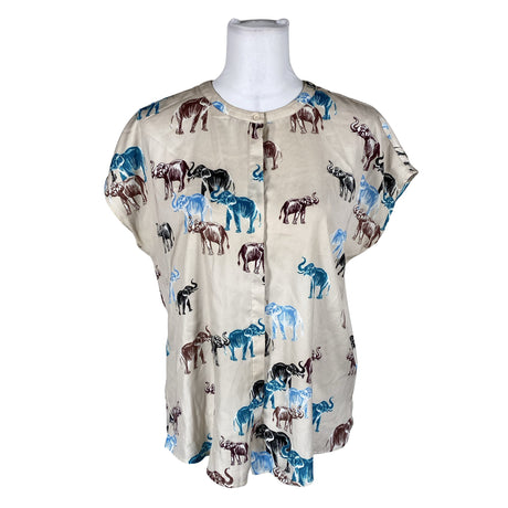 Unisex Tiger of Sweden - Lühikeste käistega pluus, suurus 38 - Beige ()