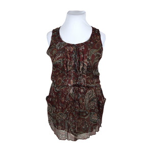 Unisex Massimo Dutti - Mitteveniv kleit, suurus 42 - Veinipunane (1)