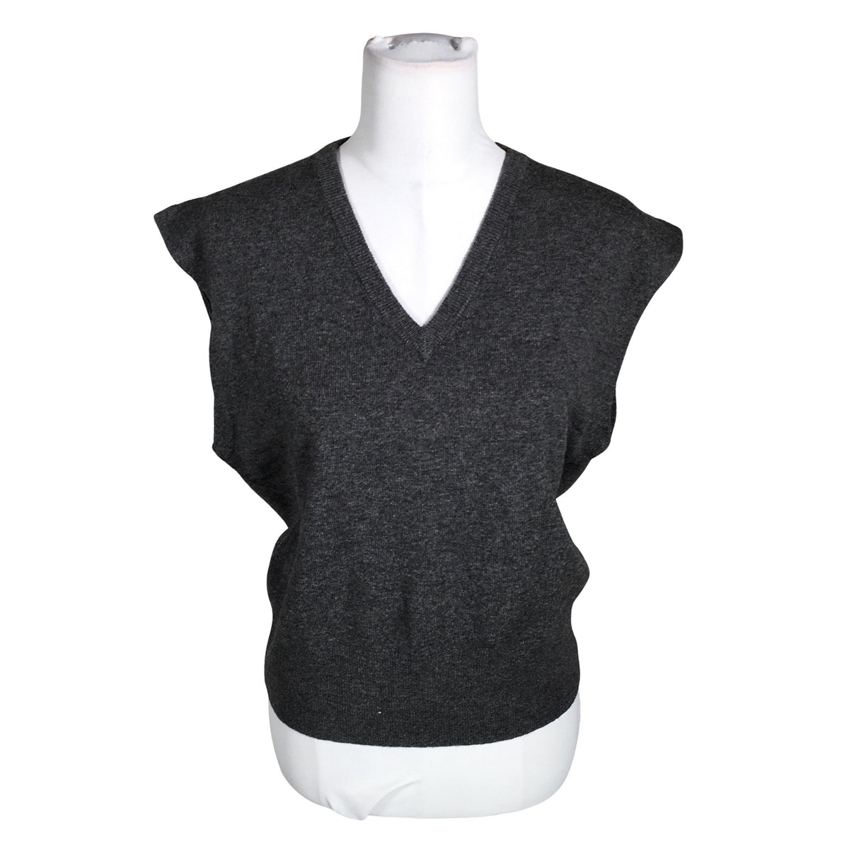 Unisex Massimo Dutti - Kootud vest, suurus 36 - Hall (1)