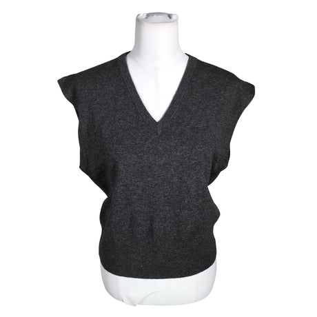 Unisex Massimo Dutti - Kootud vest, suurus 36 - Hall ()