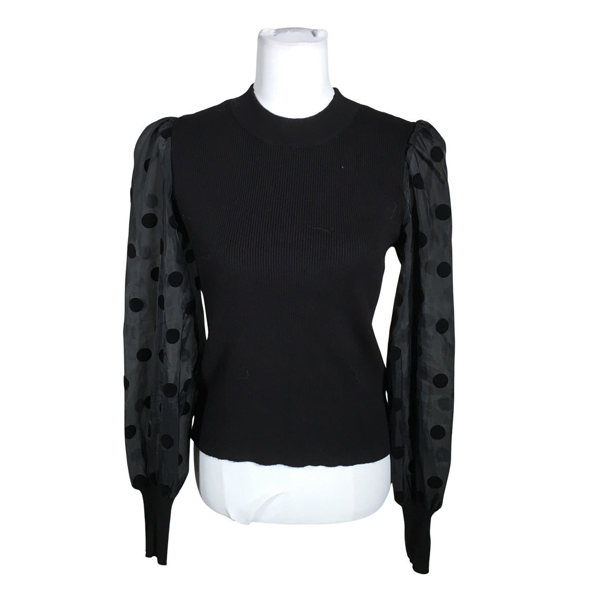 Unisex Y.A.S - Trikotaažist pluus, suurus 40 - Must (1)