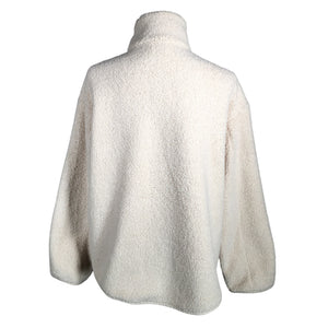 Unisex MSCH Copenhagen - Kunstkarusnahast mantel, suurus 38 - Looduslik valge (2)