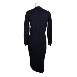 Unisex Massimo Dutti - Kootud kleit, suurus 36 - Sinine (2)