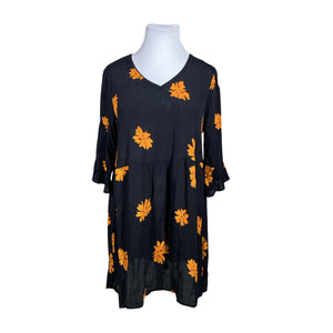 Unisex Zizzi - Õhuke kleit, suurus 46 - Must (1)