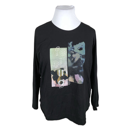 Unisex s.Oliver - Trikotaažist pluus, suurus 46 - Must ()