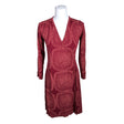 Unisex Nanso - Trikotaažist kleit, suurus 34 - Veinipunane ()