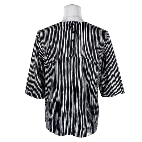 Unisex Marimekko - Lühikeste käistega pluus, suurus 36 - Must (2)