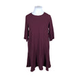 Unisex Weekend by MaxMara - Mitteveniv kleit, suurus 42 - Veinipunane ()