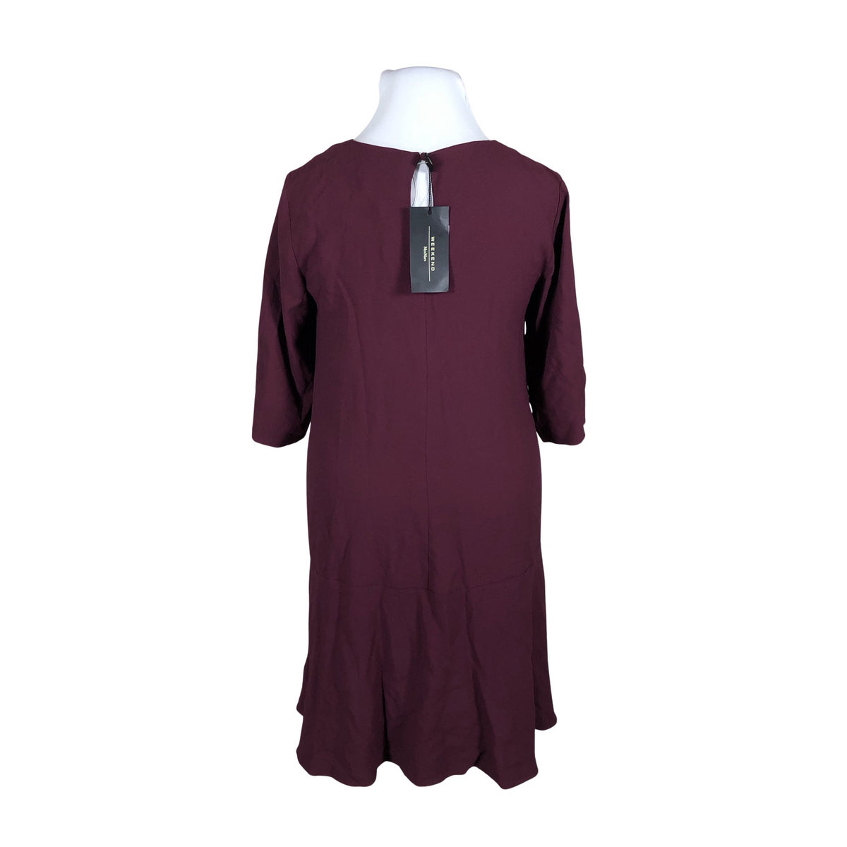 Unisex Weekend by MaxMara - Mitteveniv kleit, suurus 42 - Veinipunane (2)