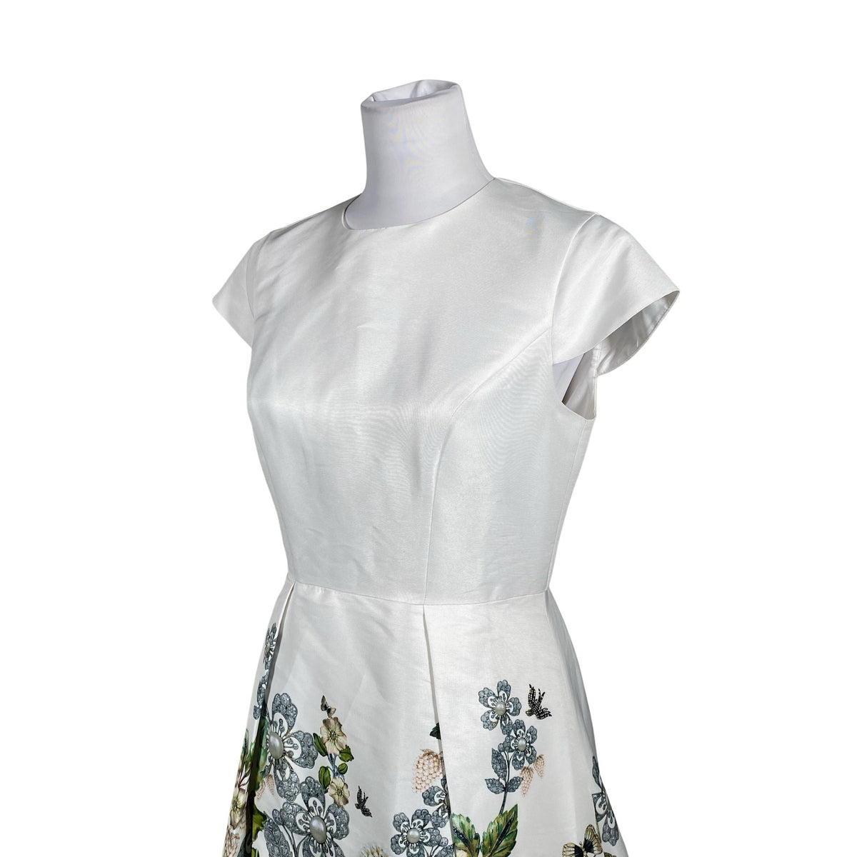 Unisex Ted Baker - Mitteveniv kleit, suurus 40 - Valge (2)