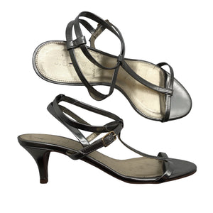 Unisex J. Crew - Kontsaga rihmikud, suurus 39 - Hõbe (1)