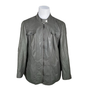 Unisex Samoon - Nahktagi, suurus L - Hall (1)