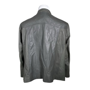 Unisex Samoon - Nahktagi, suurus L - Hall (2)