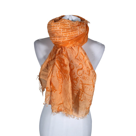 Unisex Guess - Õhuke sall, suurus Maxi - Oranž ()
