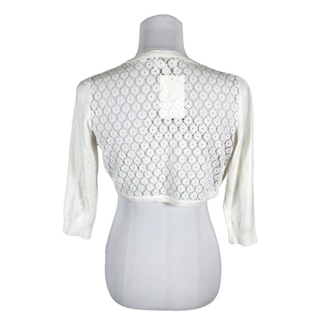 Unisex S.T.I - Kootud boolero, suurus 38 - Valge (2)