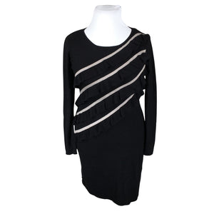 Unisex Derhy - Kootud kleit, suurus 42 - Sinine (1)