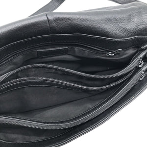 Unisex Essentiel - Õlakott, suurus Midi - Must (2)