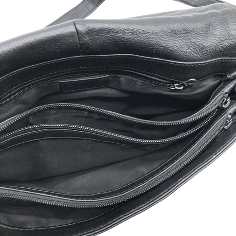 Unisex Essentiel - Õlakott, suurus Midi - Must (2)