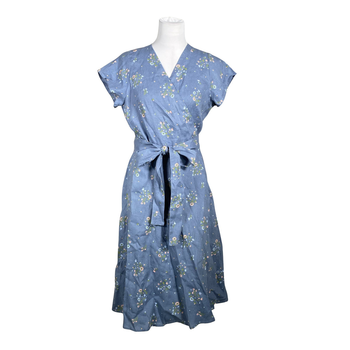 Unisex Not Perfect Linen - Mitteveniv kleit, suurus 40 - Helesinine (1)