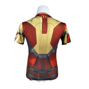 Unisex Under Armour - Spordisärk, lühikesed käised, suurus L - Kollane (2)